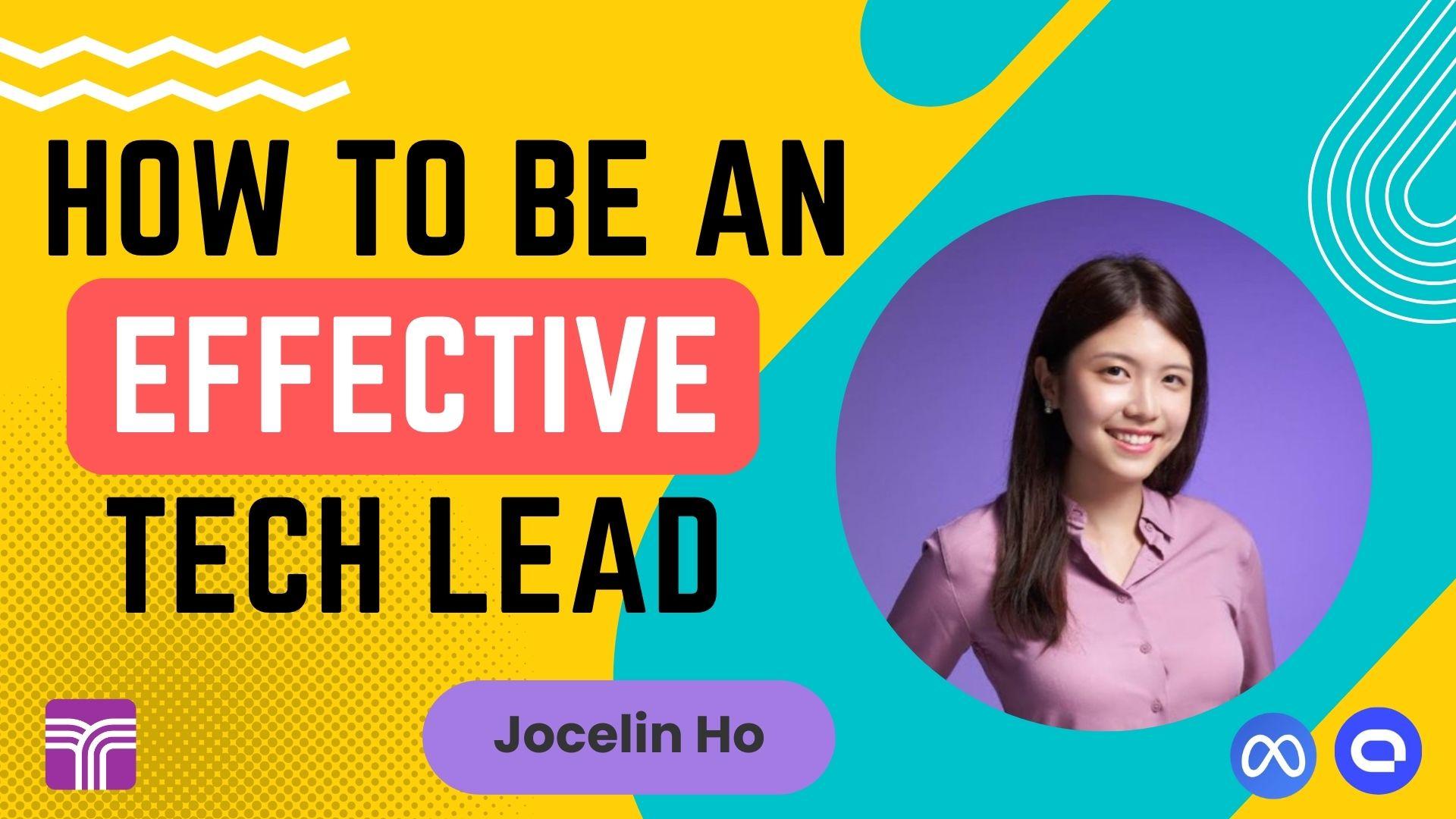 How To Be An Effective Tech Lead poster