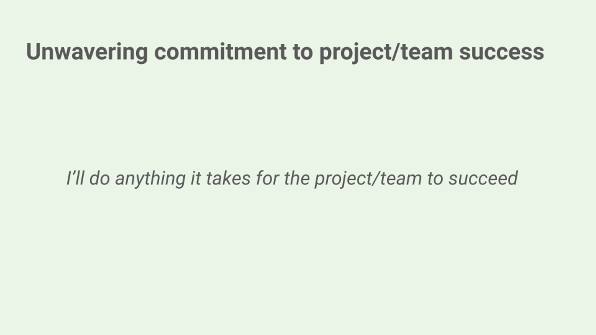 Tech Lead Blueprint 10/17 - Commit To Project Success