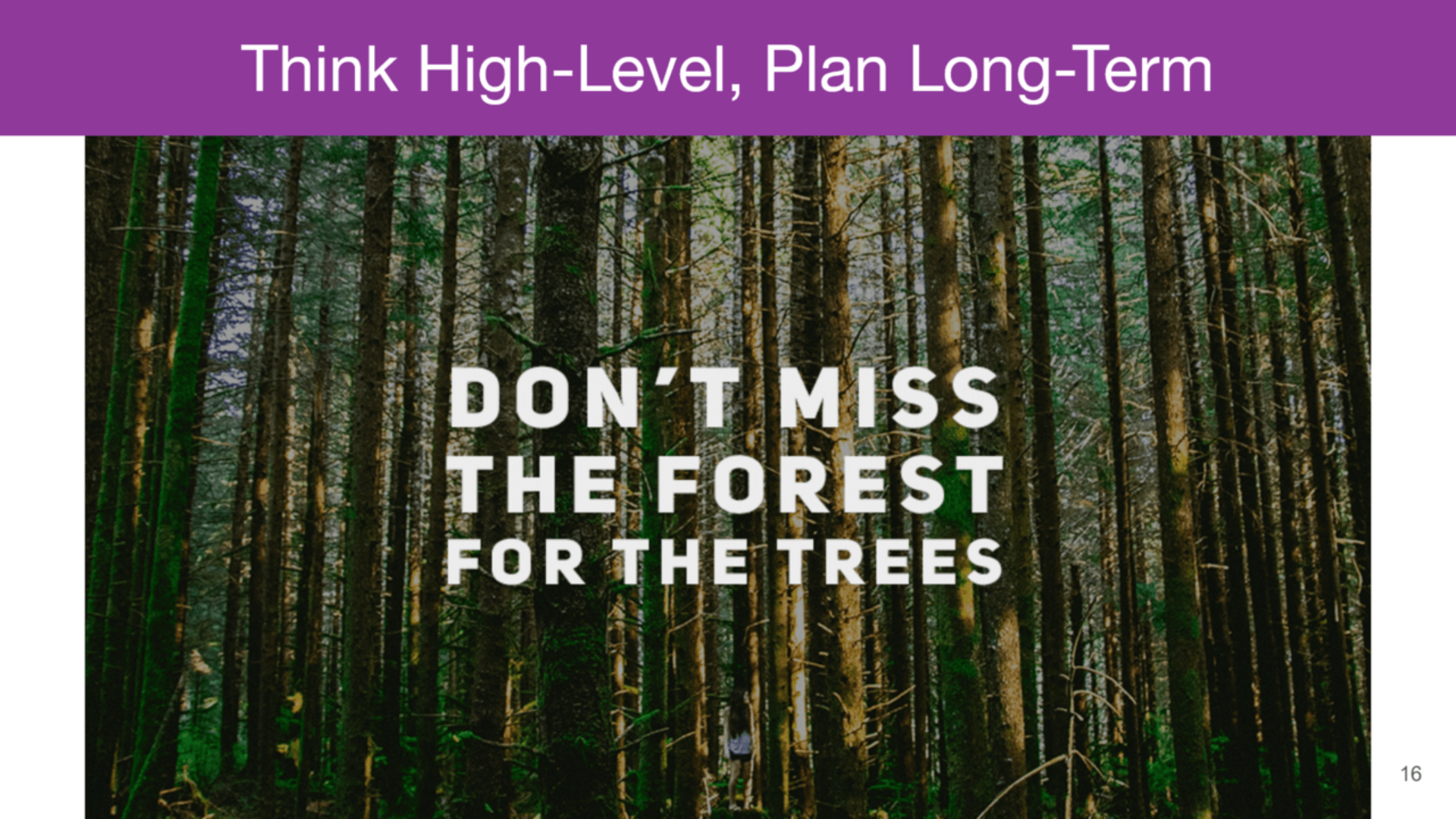 How To Be An Effective Tech Lead [Part 5] - Think High-Level, Plan Long-Term