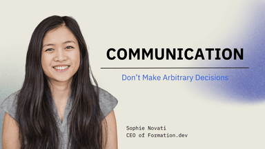 Top System Design Interview Mistakes [Part 8] - Don't Make Arbitrary Decisions