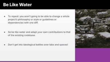 Become An Open Source Master [Part 23] - Be Like Water