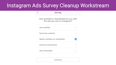 Grow From Mid-Level To Senior Engineer [Part 22] - Instagram Ads Survey Cleanup Workstream