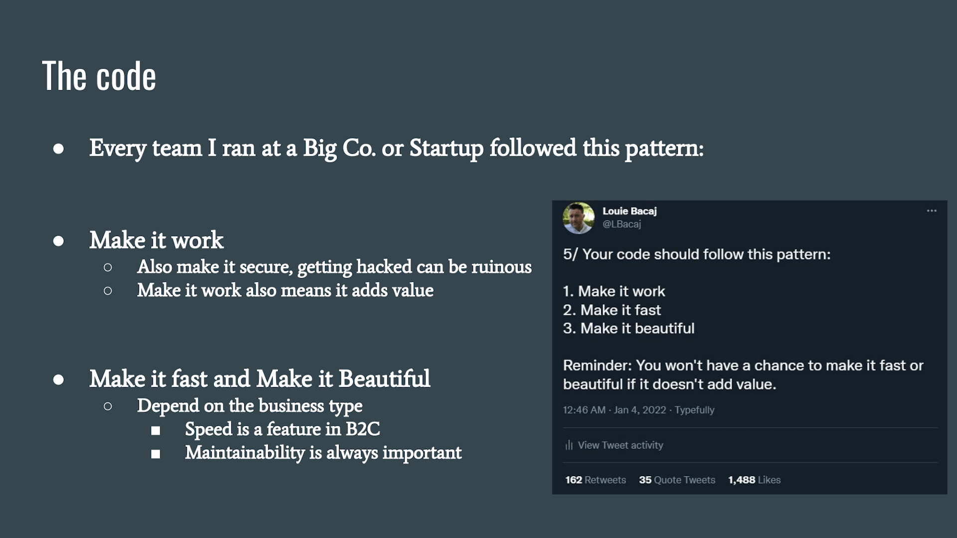 [Timeless Career Advice] How Software Engineers Use Code